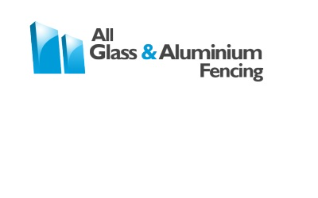 All glass and aluminium fencing